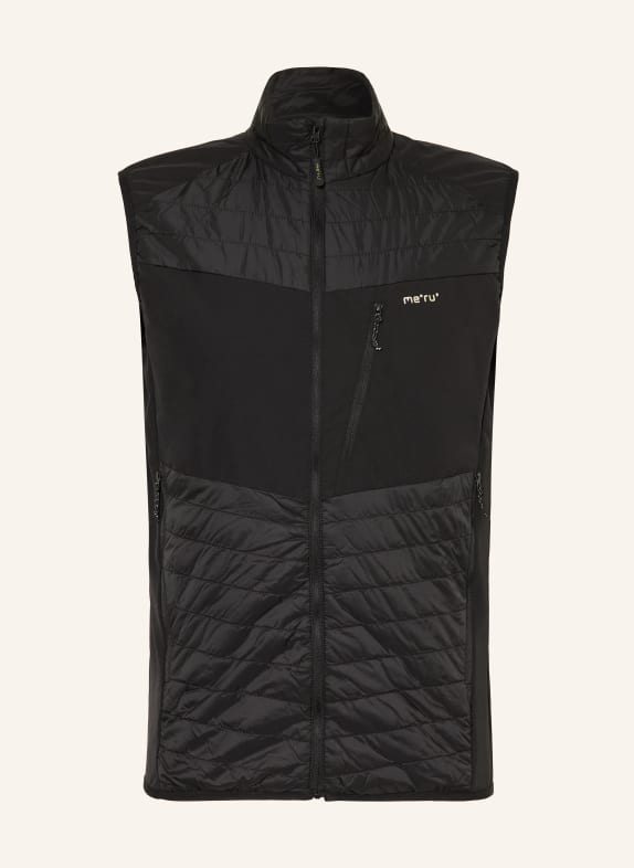 me°ru' JAUJA hybrid vest BLACK
