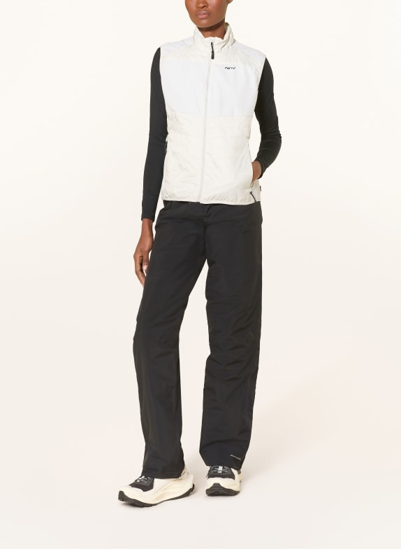 me°ru' Hybride bodywarmer JAUJA WIT