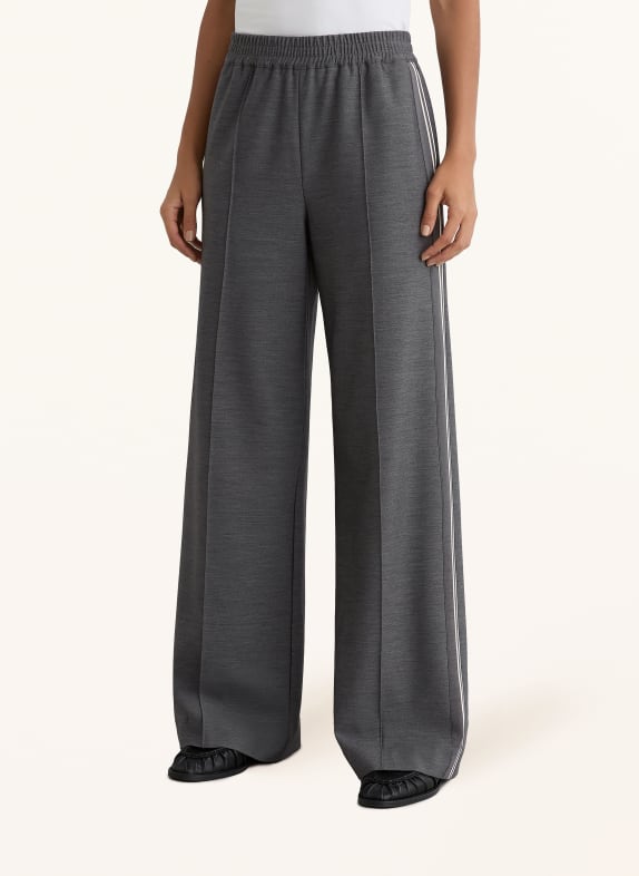 REISS Marlene-broek MARLOW met galonstrepen GRIJS / WIT
