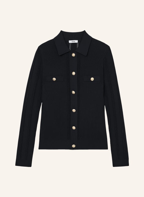 REISS Bluzka z dzianiny HARRI GRANATOWY