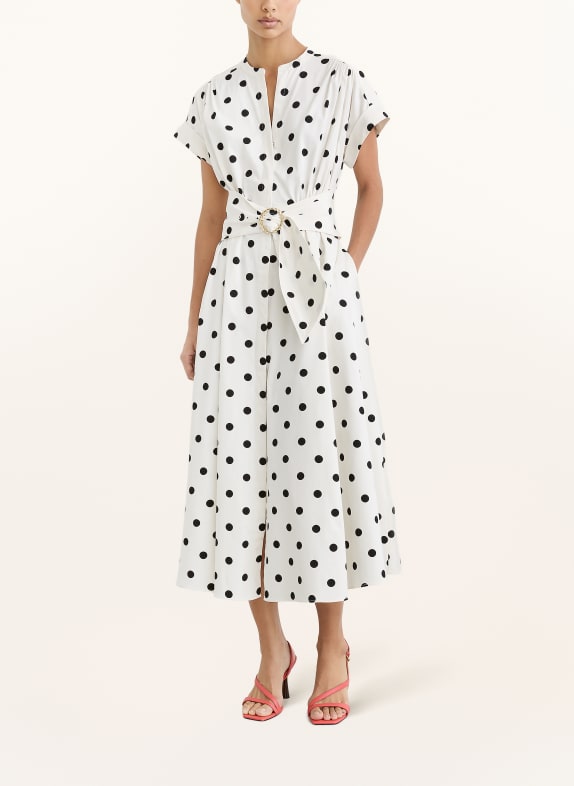 REISS SAWYER dress WHITE / BLACK