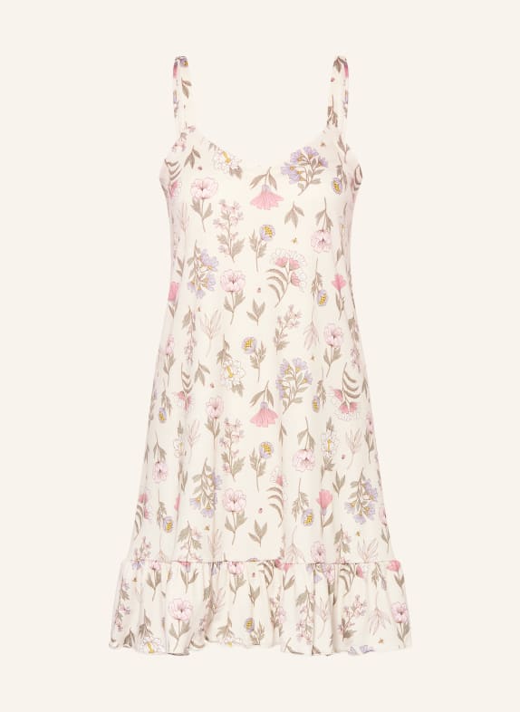 mey Negligé BOTANIC GARDEN CREME / HELLROT / HELLGRÜN