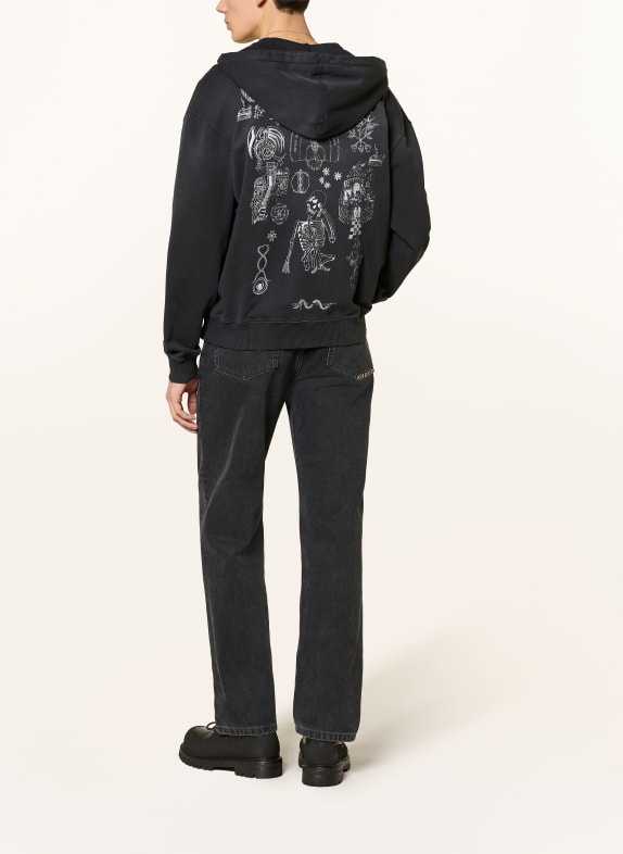 ALLSAINTS Sweatjack TERRA DONKERGRIJS / WIT