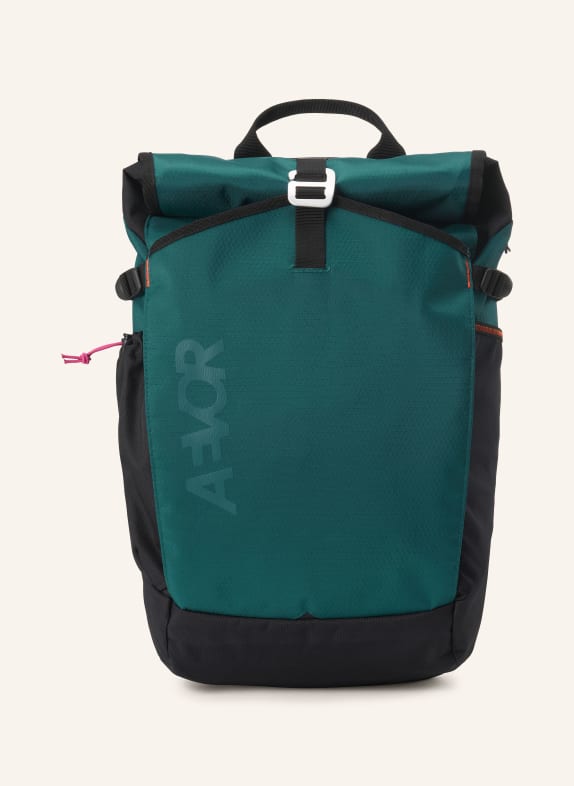 AEVOR ROLL PACK 2.0 26 l backpack with laptop compartment TEAL / BLACK