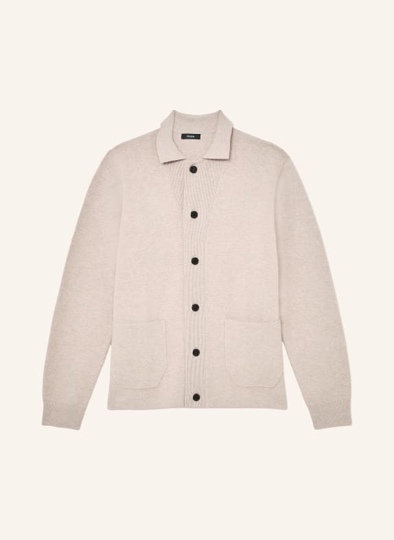 REISS PLAZA cardigan BEIGE