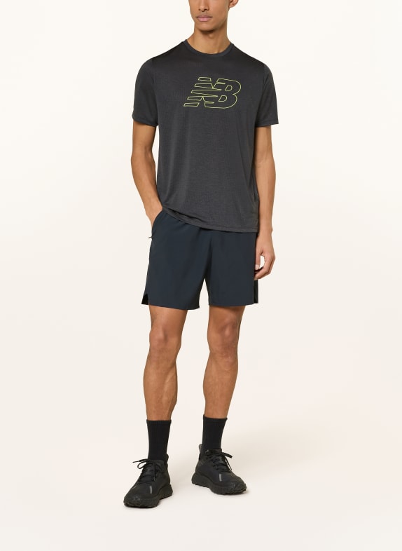 new balance hardloopshirt DONKERGRIJS