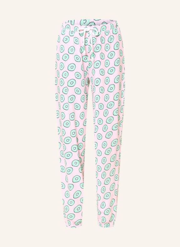 mey FLASHY FRUITS pajama pants PINK / MINT / WHITE
