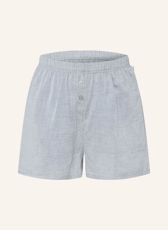 CALIDA Schlafshorts FAVOURITES TILES BLAUGRAU