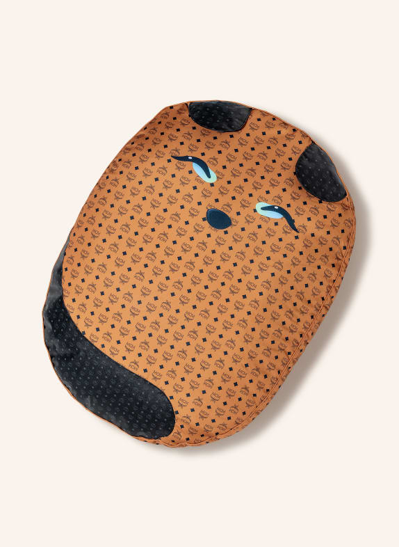 MCM beanbag BLACK / COGNAC