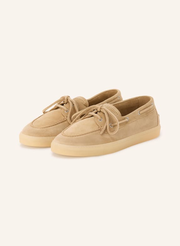 COPENHAGEN STUDIOS Boat shoes CPH160M BEIGE