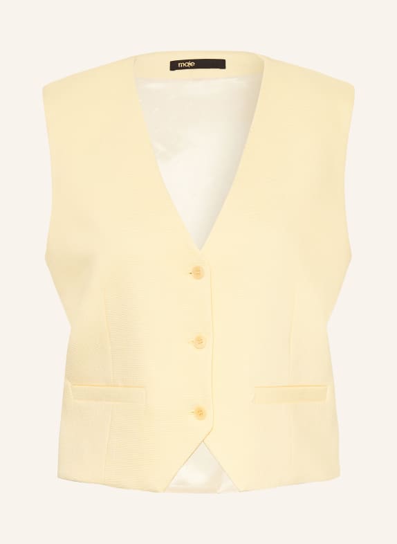 maje Weste HELLGELB