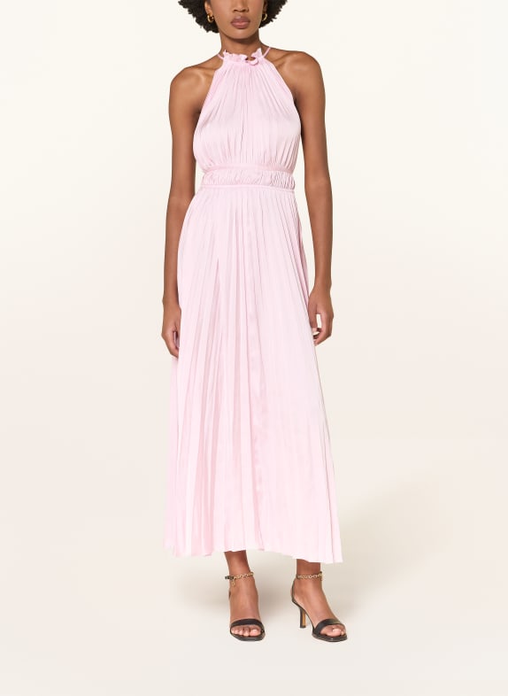 maje Plisseekleid HELLROSA
