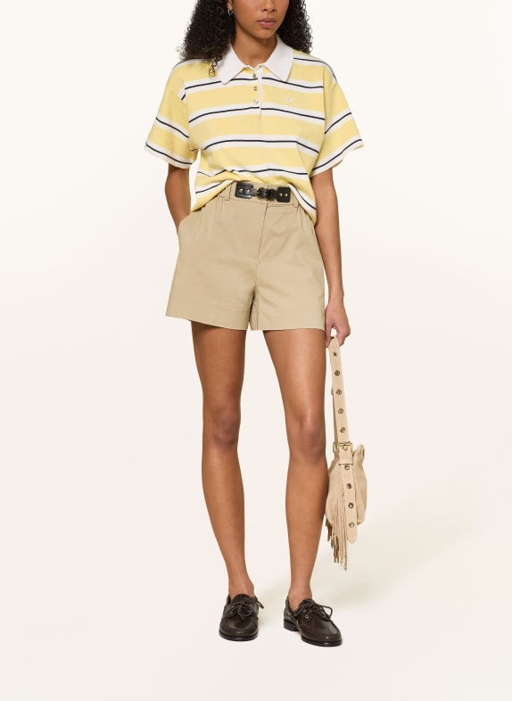 maje Shorts CAMEL