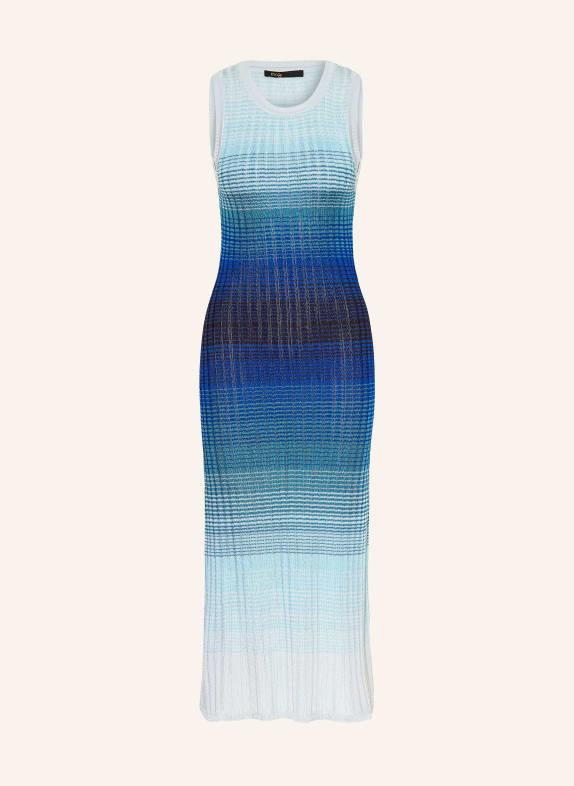 maje Strickkleid BLAU / HELLBLAU / DUNKELBLAU