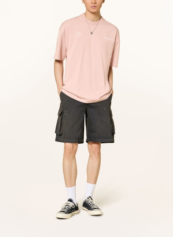 ALLSAINTS T-shirt EMBLEM ROSÉ / ROSE CLAIR / WIT