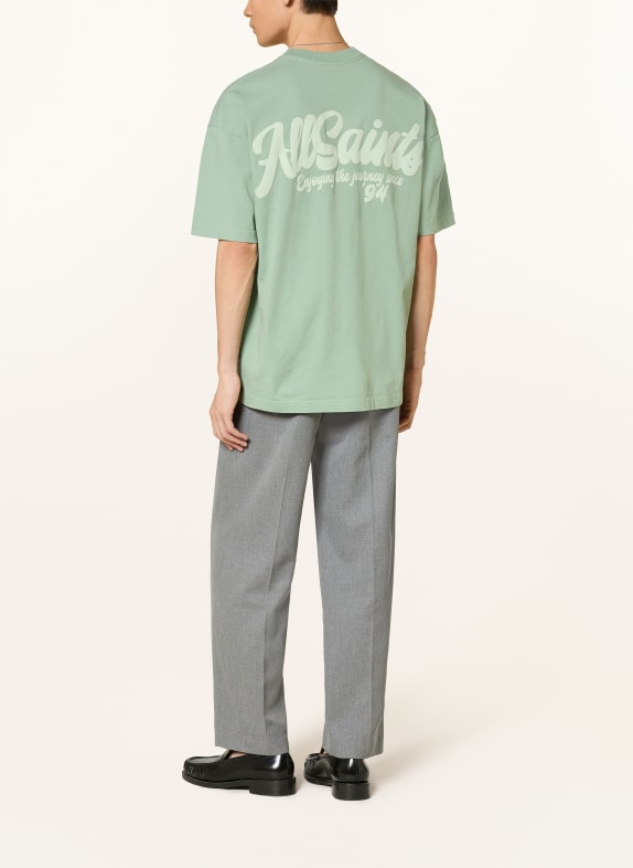 ALLSAINTS T-shirt ODYSSEY MINT / LJUSGRÖN