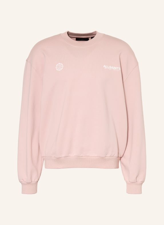 ALLSAINTS Sweatshirt EMBLEM ROSÉ / WEISS