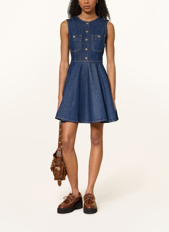 maje Jeanskleid DUNKELBLAU