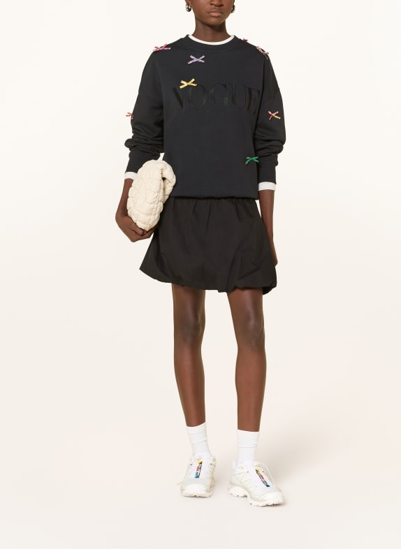 VOGUE COLLECTION sweatshirt ZWART