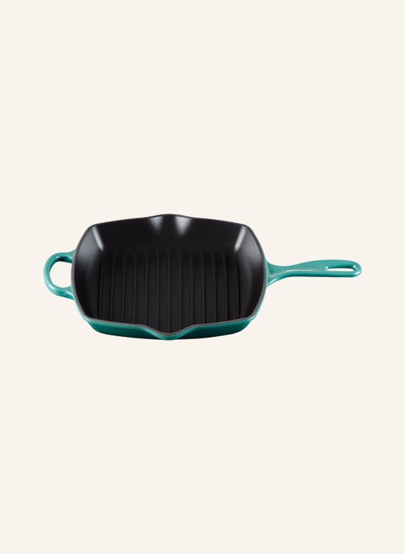 LE CREUSET Grillpan SIGNATURE Bleu Riviera