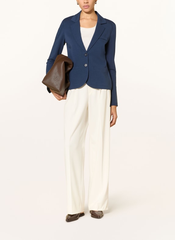 REPEAT Jersey blazer DONKERBLAUW