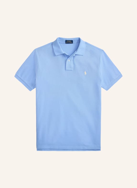 POLO RALPH LAUREN Piqué-Poloshirt Custom Slim Fit HELLBLAU