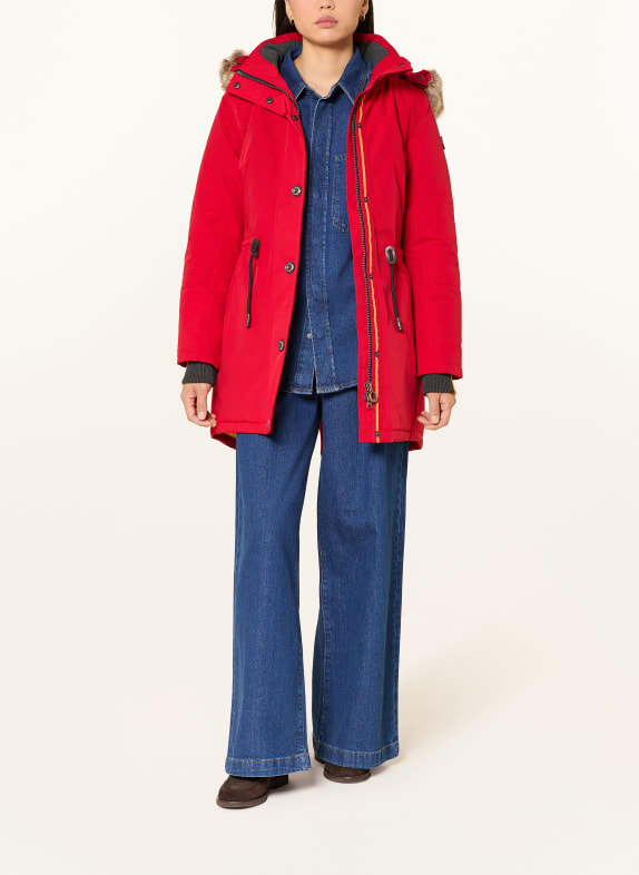 WELLENSTEYN Parka WOLKENLOS ROT