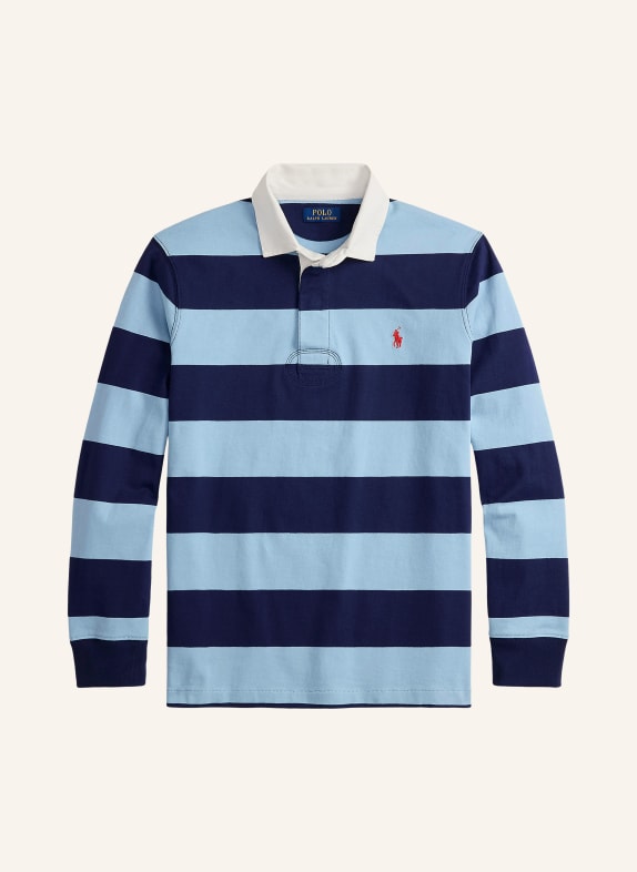 POLO RALPH LAUREN Rugby shirt DARK BLUE / LIGHT BLUE