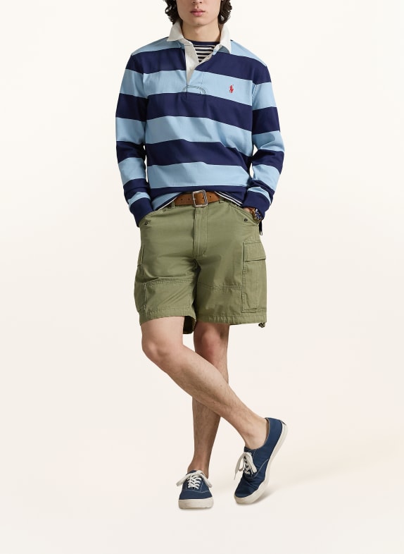 POLO RALPH LAUREN rugbyshirt DONKERBLAUW / LICHTBLAUW