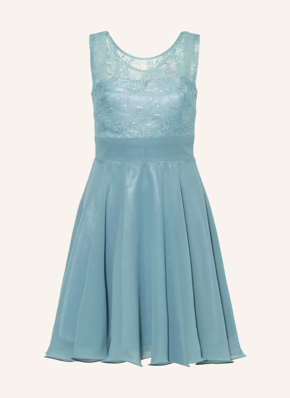 G.O.L. FINEST COLLECTION Cocktailkleid mit Schmucksteinbesatz HELLBLAU