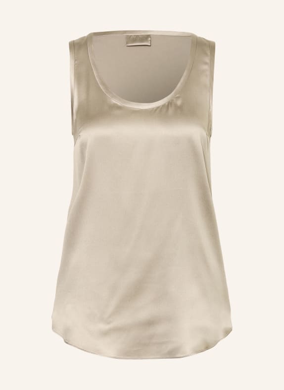 BRUNELLO CUCINELLI Seidentop PLATIN