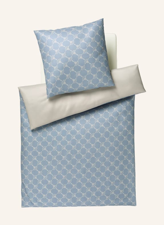 JOOP! Bettwäsche CORNFLOWER DOUBLE zum Wenden HELLBLAU / HELLGRAU