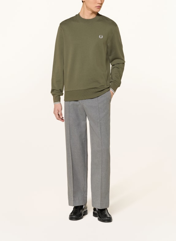 FRED PERRY sweatshirt KAKI