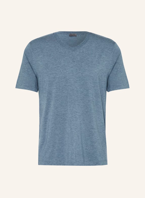 HANRO V-shirt CASUALS BLAUW