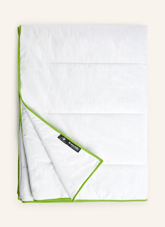 BLACKROLL Dekbed voor het hele jaar BLACKROLL® RECOVERY BLANKET WIT / LICHTGROEN