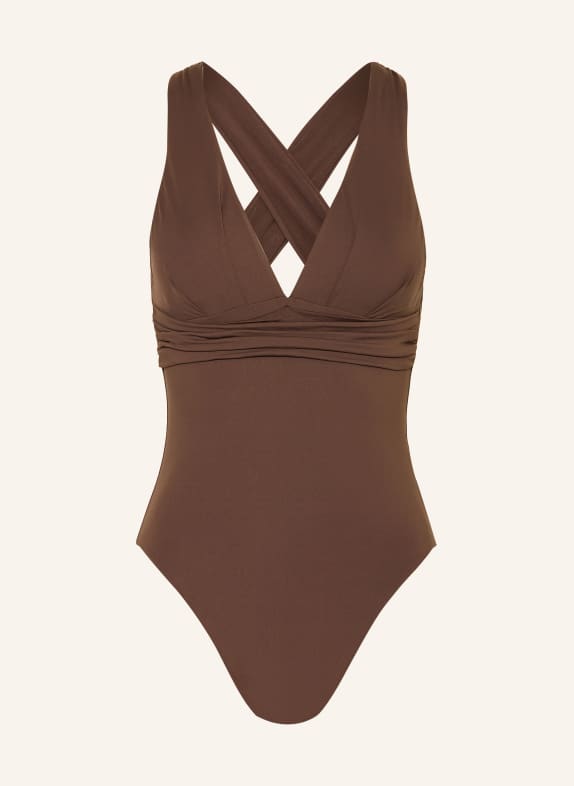 SEAFOLLY Badeanzug SEAFOLLY COLLECTIVE DUNKELBRAUN