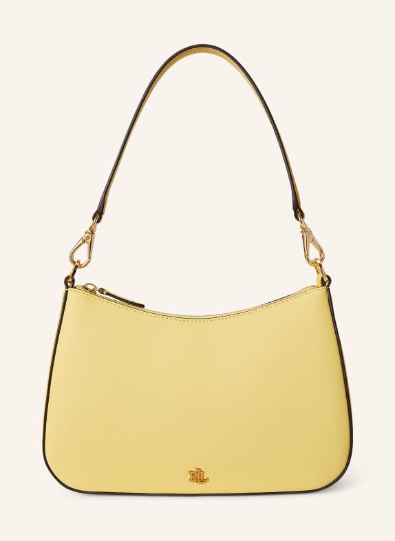 LAUREN RALPH LAUREN Saffiano-Umhängetasche DANNI 26 GELB
