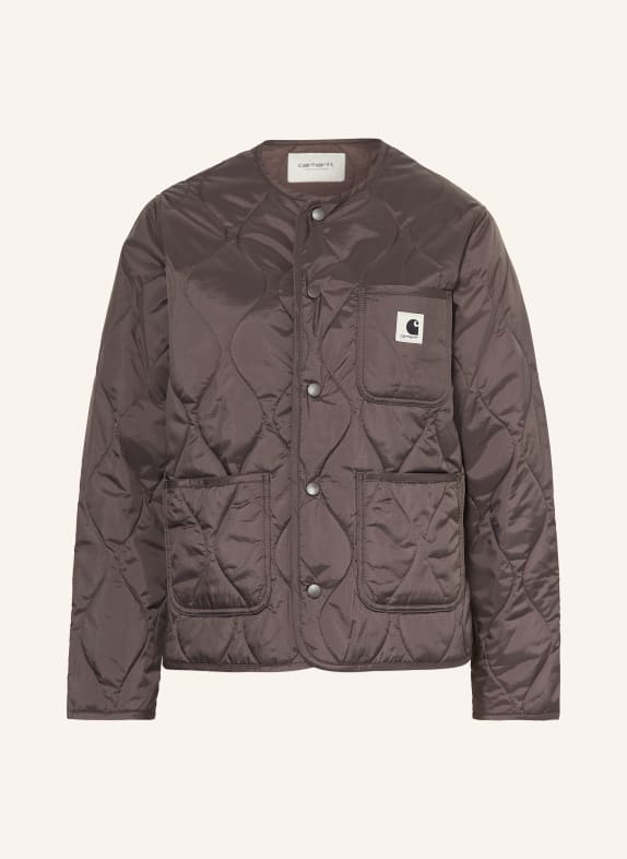 carhartt WIP Bunda ČERNOŠEDÁ