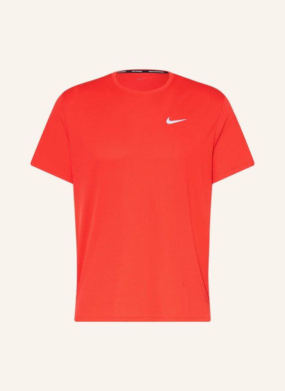 Nike Koszulka do biegania MILER JASKRAWY CZERWONY