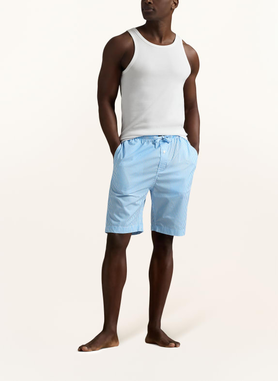 POLO RALPH LAUREN Loungeshorts LICHTBLAUW / WIT