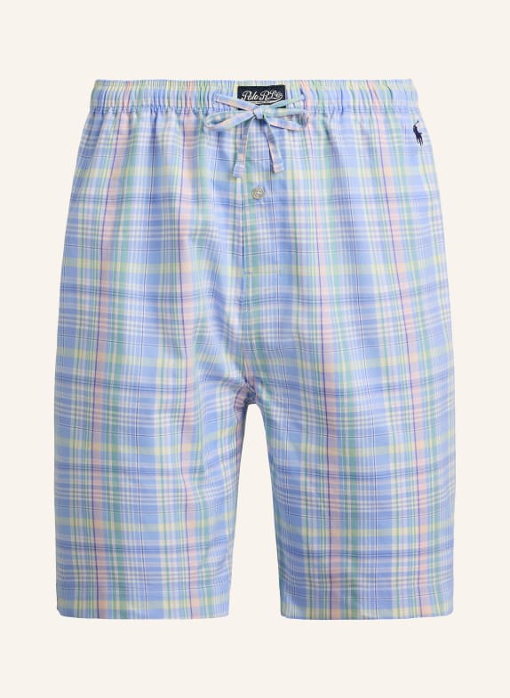 POLO RALPH LAUREN Short lounge BLEU CLAIR / ROSE / VERT