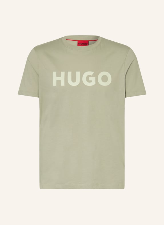 HUGO T-Shirt DULIVIO HELLGRÜN