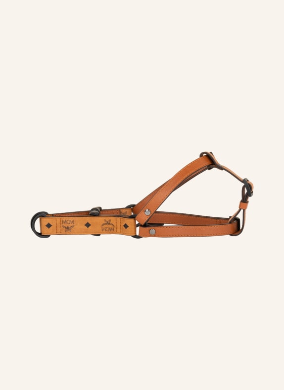 MCM Dog harness VISETOS COGNAC / BLACK