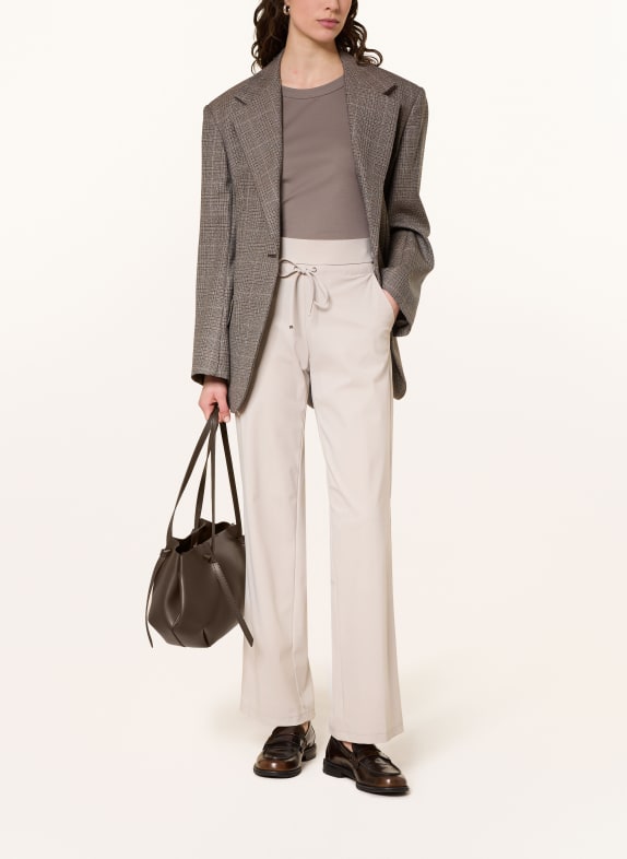 RAFFAELLO ROSSI Jersey broek CANDICE in joggingstijl LICHTGRIJS