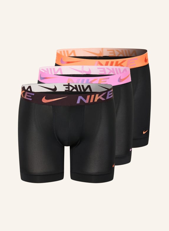 Nike 3-pack boxershorts DRI-FIT ESSENTIAL MICRO ZWART / ROZE / NEONORANJE