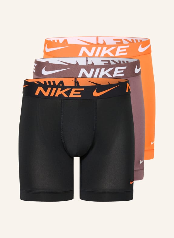 Nike 3-pack boxershorts DRI-FIT ESSENTIAL MICRO NEONORANJE / DONKERROOD / ZWART
