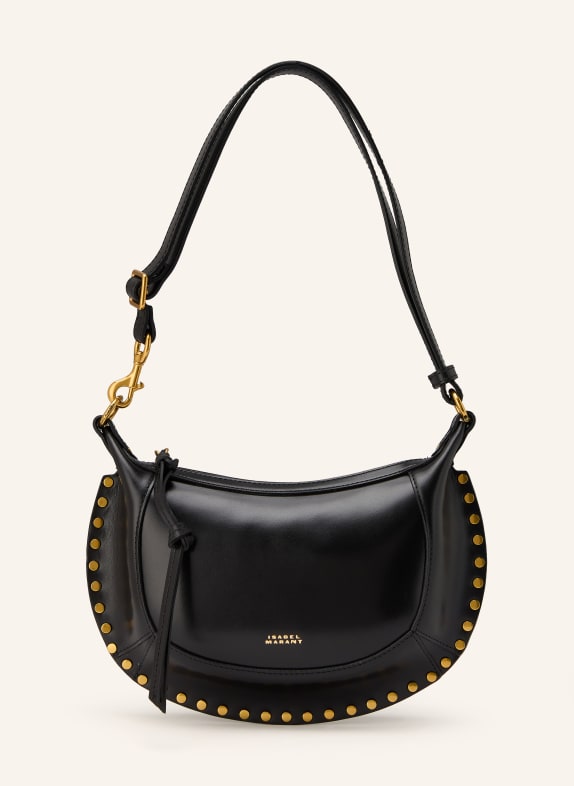 ISABEL MARANT Schoudertas OSKAN MOON ZWART / GOUD