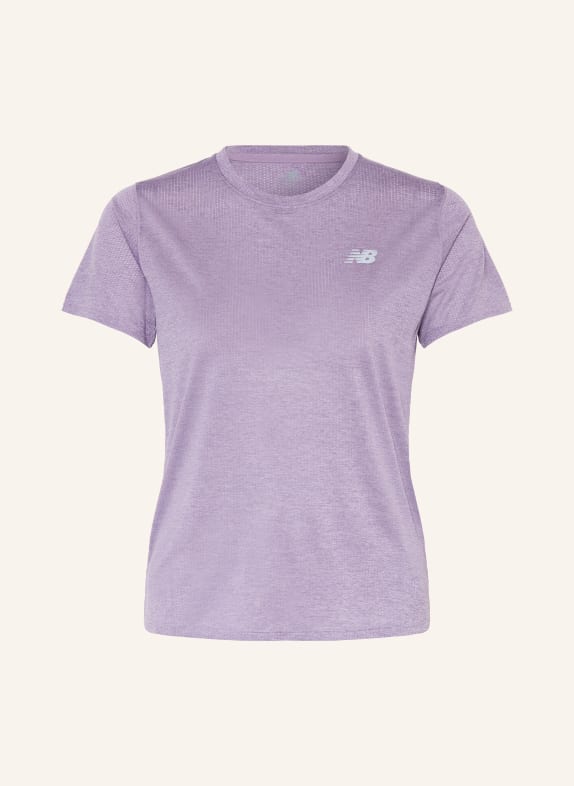 new balance T-shirt de course NB ATHLETICS LILAS CLAIR