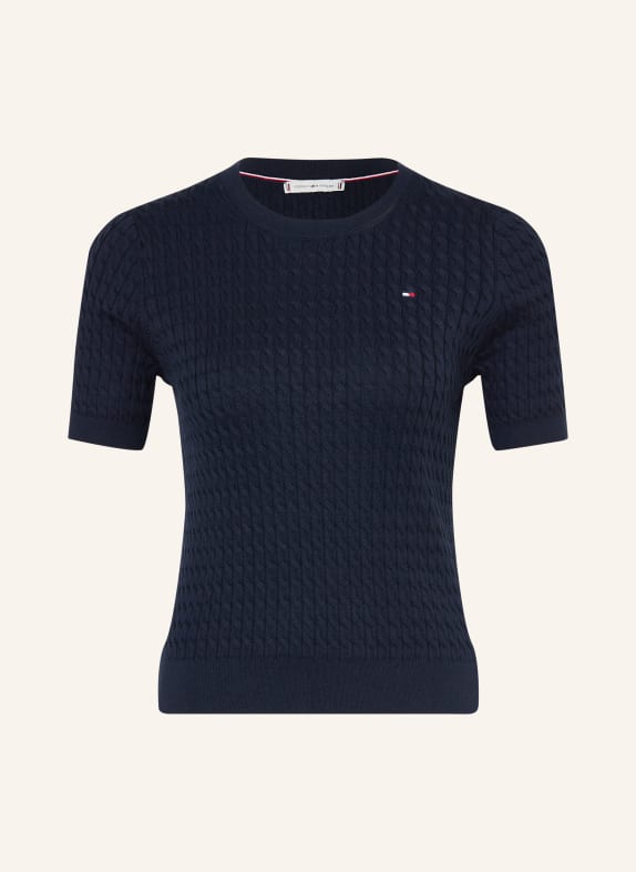 TOMMY HILFIGER gebreide trui DONKERBLAUW