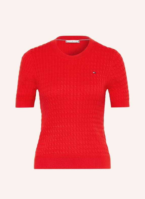 TOMMY HILFIGER gebreide trui ROOD